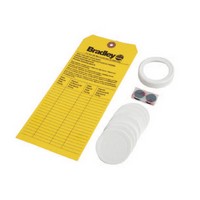 Bradley Corporation S19-949 Bradley Refill Kit With Replacement Cap, Foam Liners And Inspection Tag For On-Site Emergency Eyewas